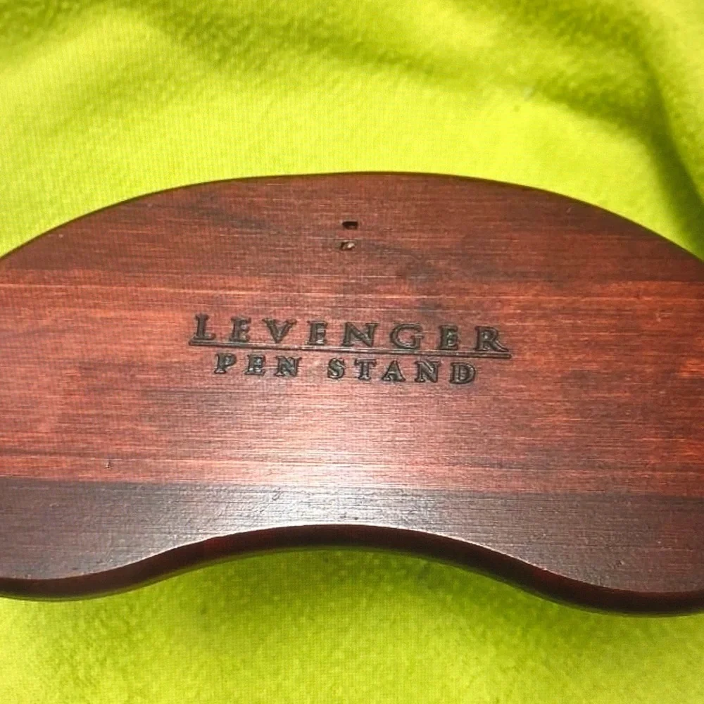 Levenger Vintage 1990s Wooden Pen Case